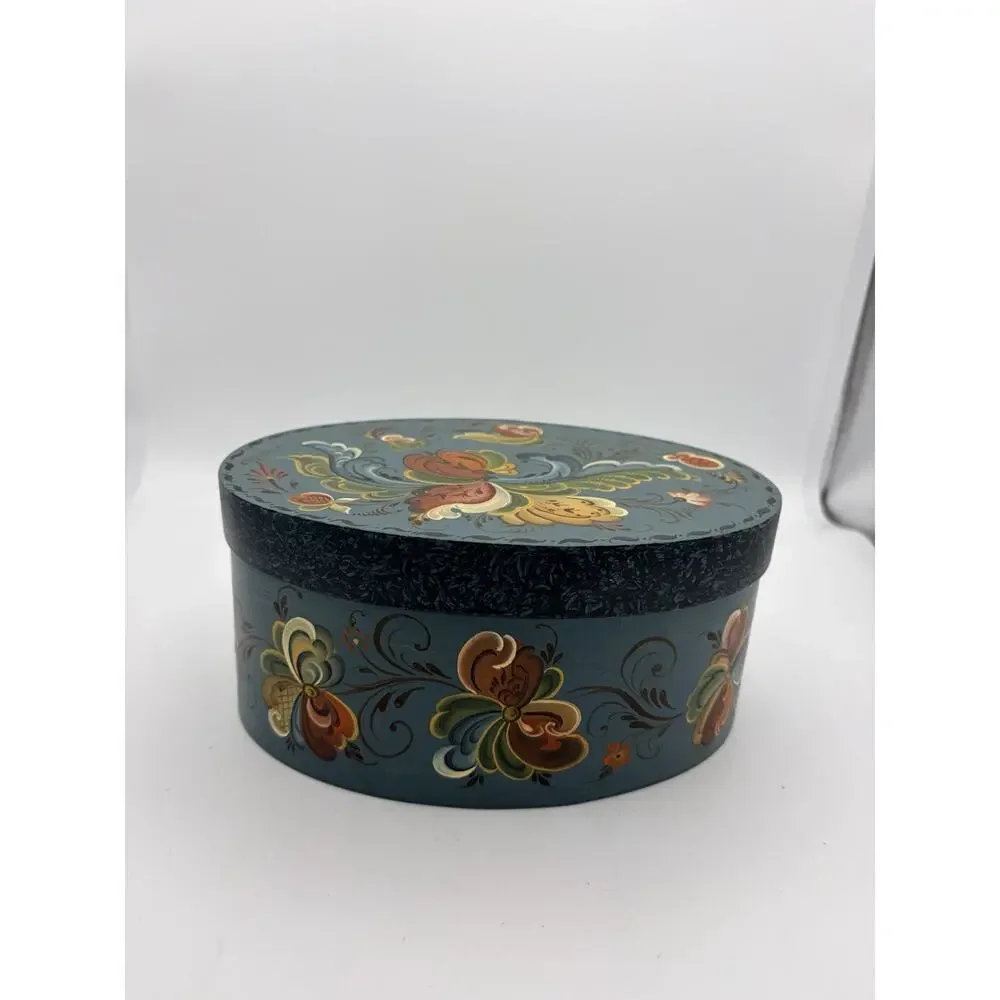 Authentic Scandinavian Bent Wood Box. Hand Made.